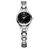 Kimio divatos trendi ezüst fekete női óra