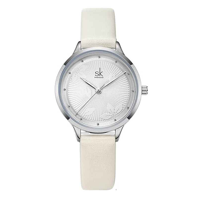 Shengke romantikus fehér női karóra