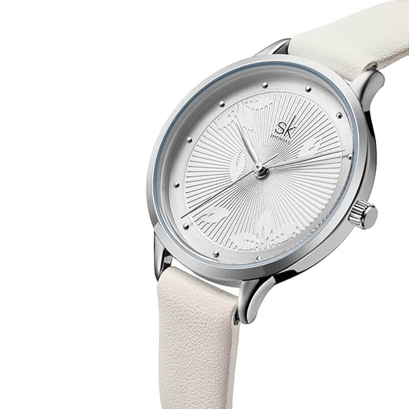 Shengke romantikus fehér női karóra