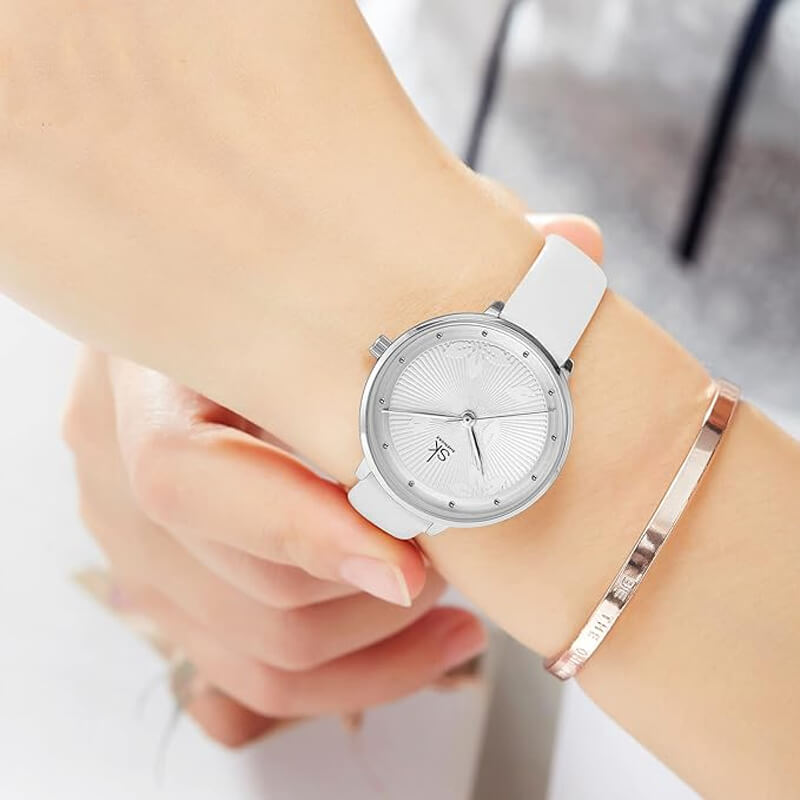 Shengke romantikus fehér női karóra